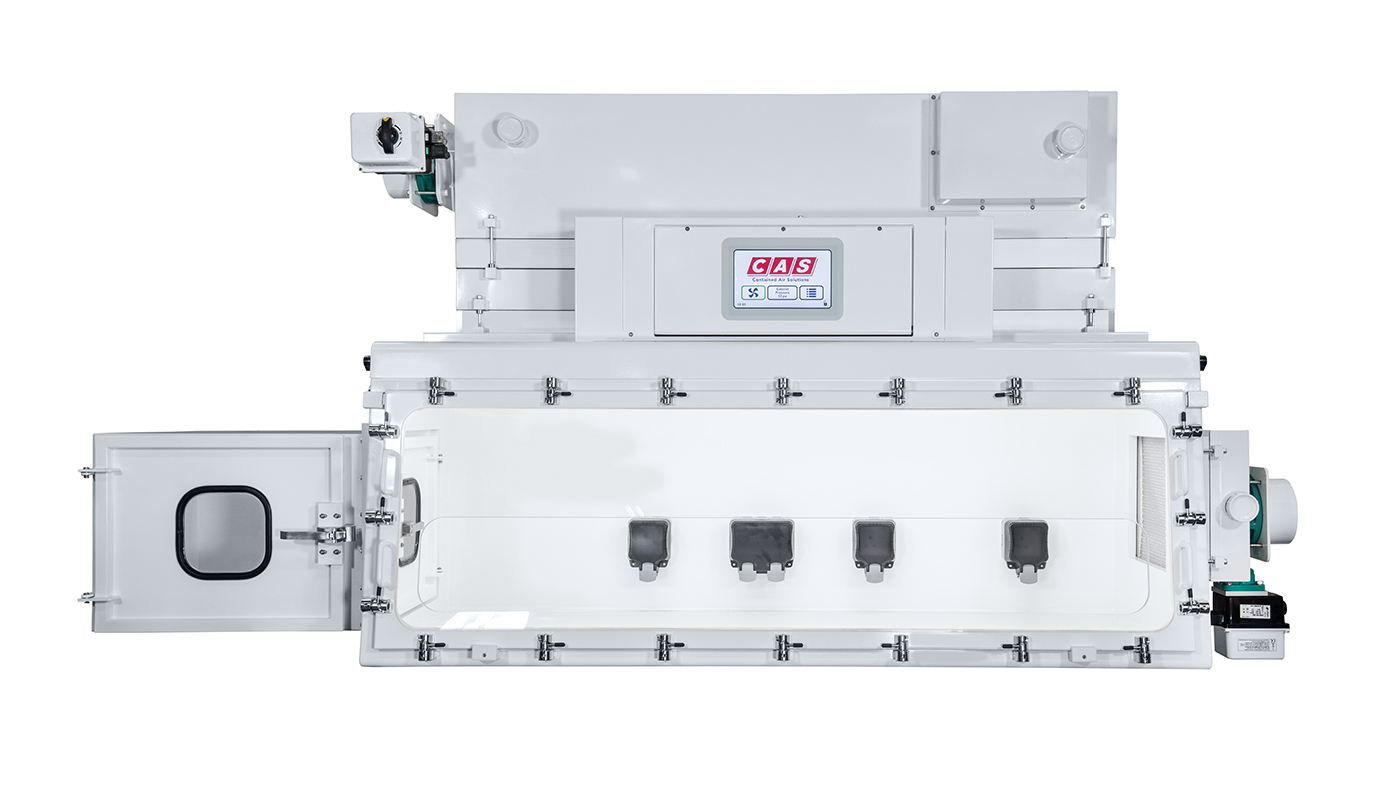 Outside lift up transfer hatch