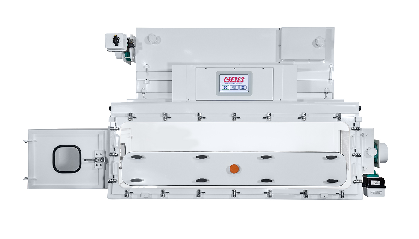 Outside lift up transfer hatch