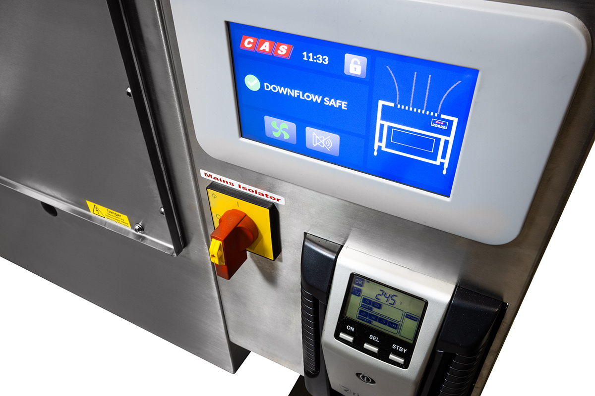 downflow table touchscreen
