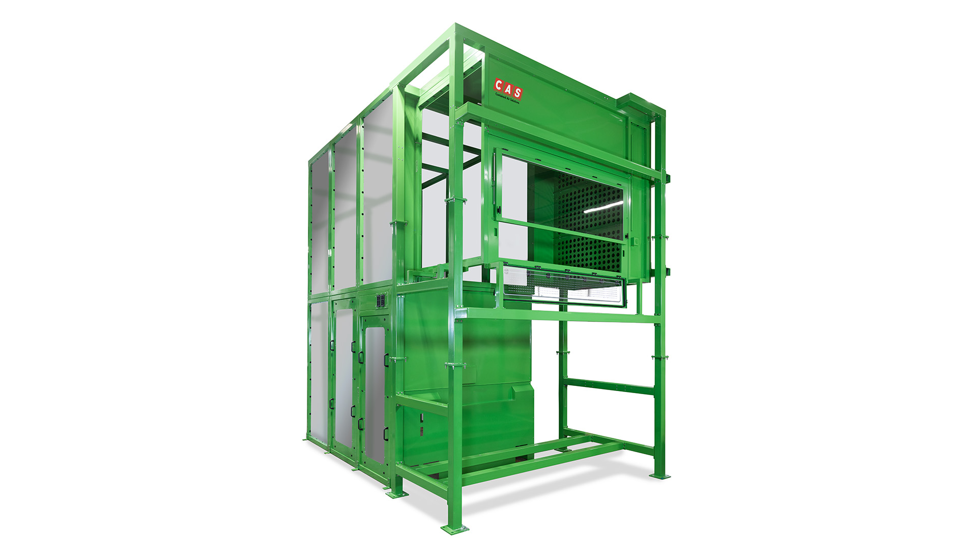 Industrial vibratory feeder enclosure