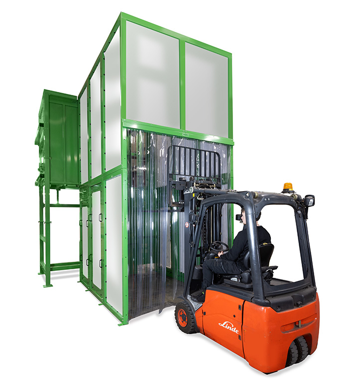 Industrial vibratory feeder process 1